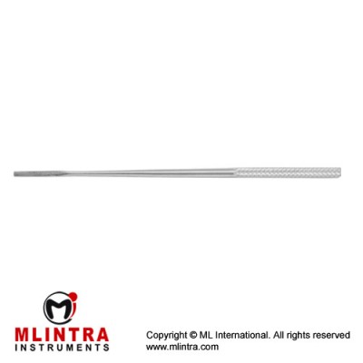 Farrell Cotton Applicator Triangular Shaped End Stainless Steel, 12 cm - 4 3/4" Working End Diameter 0.9 mm Ø